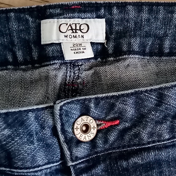 Women's Cato denim pants size 20w - Picture 2 of 5
